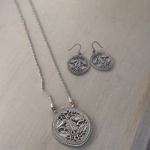 Lucky Brand necklace earrings set